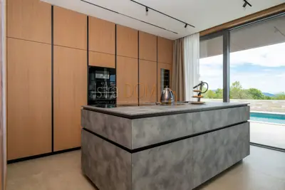 Vila u Krnici, grijani bazen 60 m² i pogled na more - 22