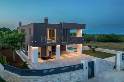 Vila u Krnici, grijani bazen 60 m² i pogled na more - 3