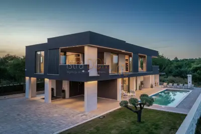 Vila u Krnici, grijani bazen 60 m² i pogled na more - 2