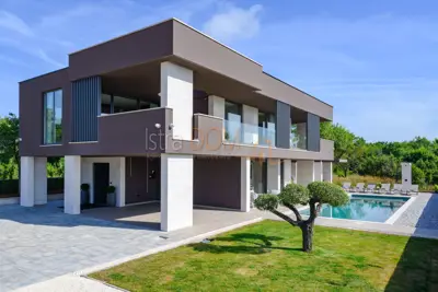 Vila u Krnici, grijani bazen 60 m² i pogled na more - 4