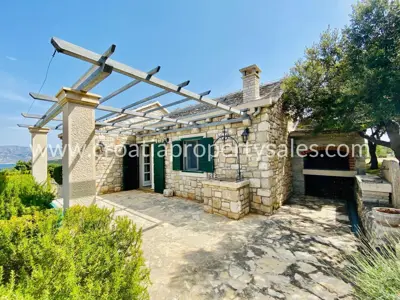 Stone house, Otok Brač, sea and olive grove view - 15