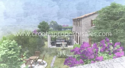 Building land 1,260 m², Otok Hvar - center and project - 2
