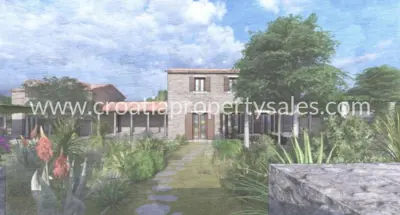 Baugrundstück 1.260 m², Otok Hvar - Zentrum und Projekt