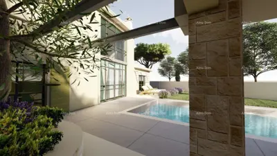 Haus mit Pool, Svetvinčenat, 40 m² Pool und Hof - 12