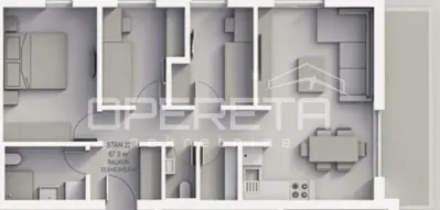 Apartment 72 m², Krapinske Toplice - center, 4 rooms - 3