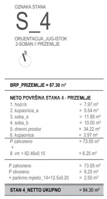 Stan 84 m², Čiovo - prizemlje, vrt i parkirno mjesto - 3