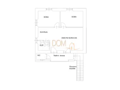 - Pula Centar blizina Arene, adaptiran stan 2ss - - 22