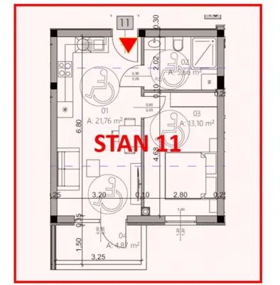Stan 45 m², Pula - Monvidal, novogradnja s liftom - 6