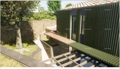 Baugrundstück mit Ruinenhaus in Labin zu verkaufen, mit Meerblick und Projekt. - 8