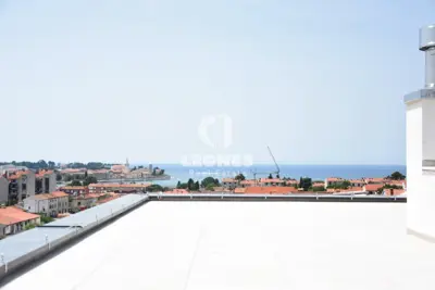 Penthouse im Zentrum von Poreč, Panoramablick auf das Meer - 12