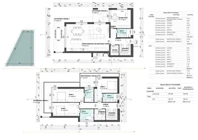 Land 554 m², Tinjan - location permit and connections - 7