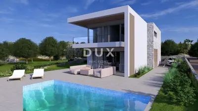 Land 554 m², Tinjan - location permit and connections