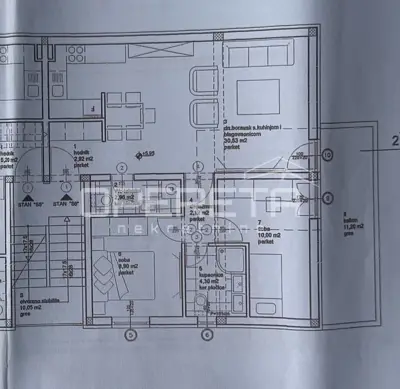 STAN, PRODAJA, ZAGREB, RUDEŠ, NOVOGRADNJA, 5-SOBAN, 101 m² - 2