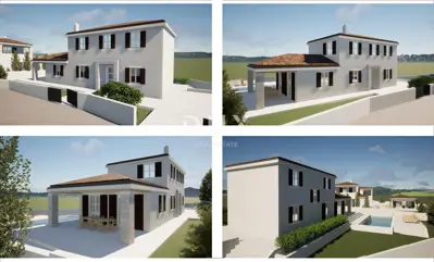 ISTRA, VIŠNJAN - Land with building permit - 2
