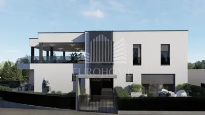 Stan u luksuznoj urbanoj vili – Gračani, 102 m², balkon i pogled na ze - 2