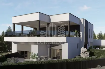 Stan u luksuznoj urbanoj vili – Gračani, 102 m², balkon i pogled na ze