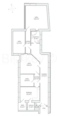 Stan 149 m², Šalata, Gornji grad - svijetao i tih - 15