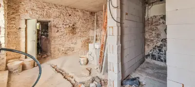 Stone house 110 m², Bale center - courtyard and cistern - 4