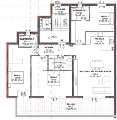 Neu im Angebot - Neubau in Makarska, Wohnung S6