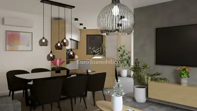 Apartman 100 m², Vrbnik - pogled na more i terasa - 6