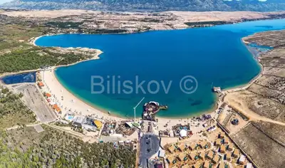Baugrundstück 4 600 m², Kolan - Pag, Zrće