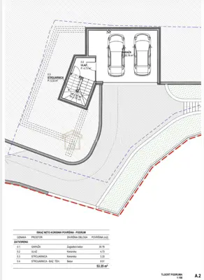 Building land 848 m², Hum - building permit and project - 10