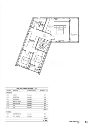 Building land 848 m², Hum - building permit and project - 7