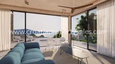Villa 246 m², Rogoznica - ruhige Bucht und Meerblick - 3