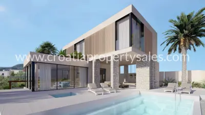 Villa 246 m², Rogoznica - ruhige Bucht und Meerblick - 8