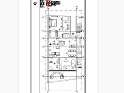 Wohnung 127 m², Rijeka - Kantrida, Panoramablick auf das Meer - 6