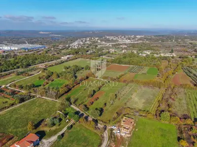 Kanfanar, surrounding area, plot with a project for a beautiful house - 3