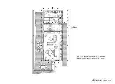 Kanfanar, surrounding area, plot with a project for a beautiful house - 12