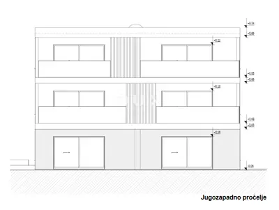 Dalmacija, Tribunj, trosobni stan, 84,80 m², pogled na more - 4