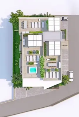 Wohnung 96 m², Okrug Gornji - 2 Schlafzimmer, Terrassen und Garten - 4