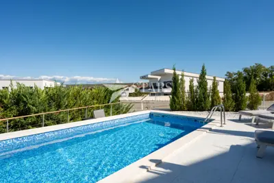 Krk, Malinska - luxuriöses Penthouse in Rovi, Pool, Aufzug und Meerblick - 18