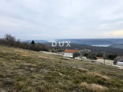 Land, Rabac - sea view and building permit