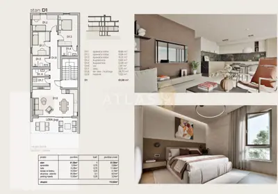 Stan 120 m², Kraljevica - 3 sobe, okućnica 111 m² - 12