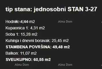 Stan 61 m², Umag - novogradnja s dva parkirna mjesta - 12