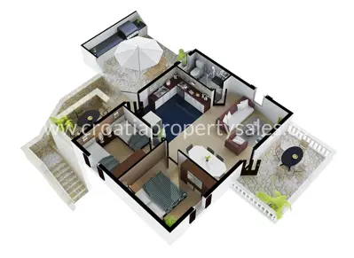 Stone house on Brač, 30 m from the sea, quiet location - 20