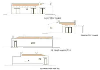 Building land, Žminj - 4 plots with permit and project - 7