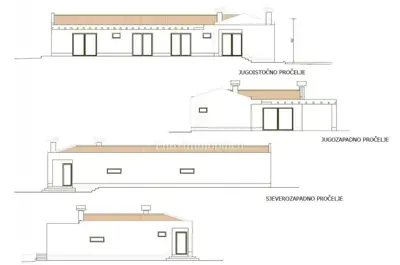 Building land, Žminj - 4 plots with permit and project - 11