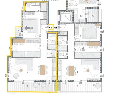 Stan 77 m², Čiovo - mirno okruženje blizu Trogira - 2