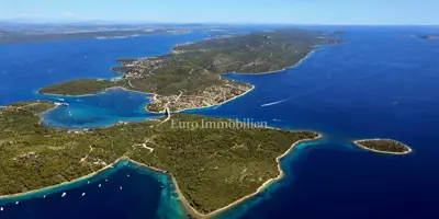 Building plot with sea view, 190 m from the sea, island of Pašman - 5