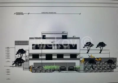Baugrundstück 1 080 m², Tugare bei Omiš, Südausrichtung - 5