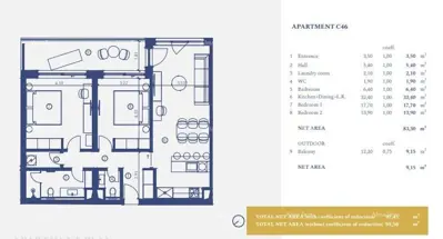 Apartment 96 m², Crveni Vrh bei Umag, luxuriöse Siedlung - 21