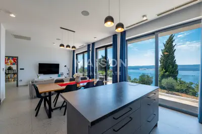 Vila 322 m², Čelina - panoramski pogled na more - 28