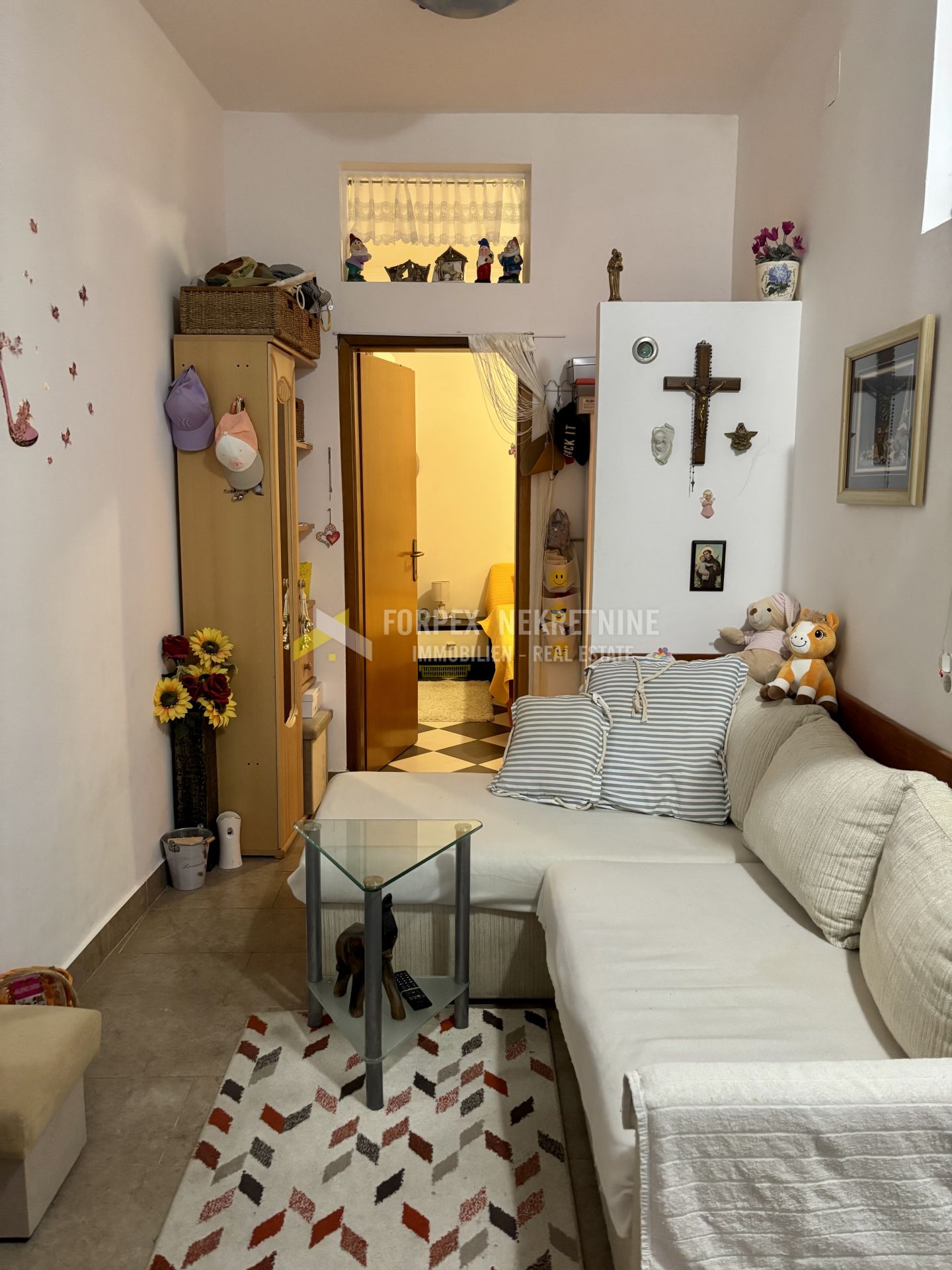 Novi Vinodolski - 1-bedroom apartment with living room, parking