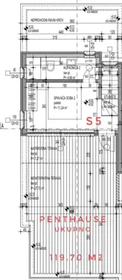 Čiovo, new build with sea view, penthouse GZ/S5, net area 90 m² - 8