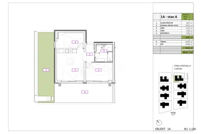 Wohnung 111 m², Turanj - 50 m vom Meer - 11
