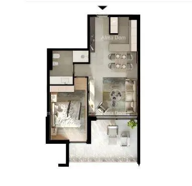 Stan 58,80 m², Umag - 3. kat, terasa i pogled na more - 7
